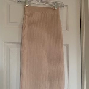 Free People Pencil Skirt Ribbed